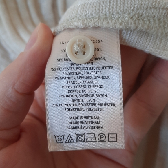 Anthropologie Saturday Sunday Oatmeal Semana Ribbed Duster Cardigan M - Picture 5 of 6